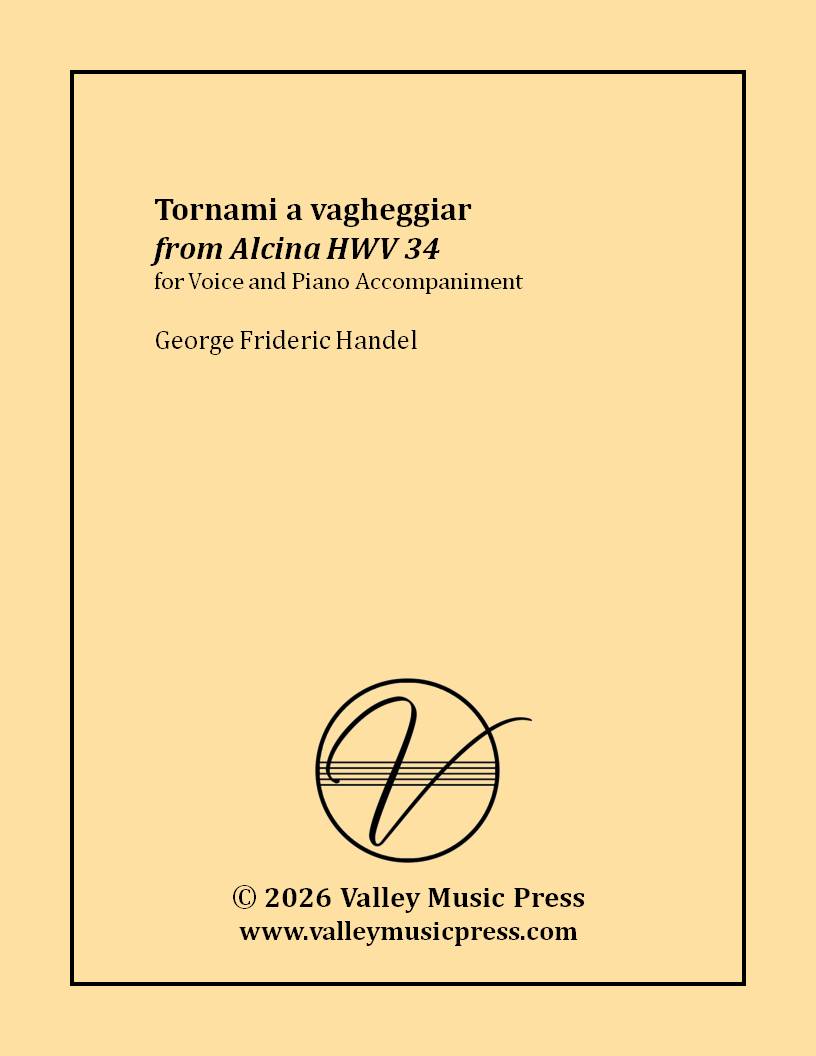 Handel - Tornami a vagheggiar (Voice) (image for) Handel - Tornami a vagheggiar (Voice)